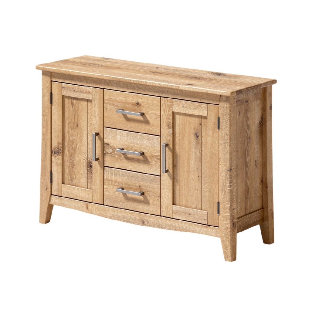 Ladenkast van hout met deur en lades