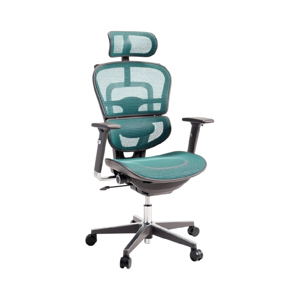 Ergonomische bureaustoel met mesh rugleuning en verstelbare armleuningen