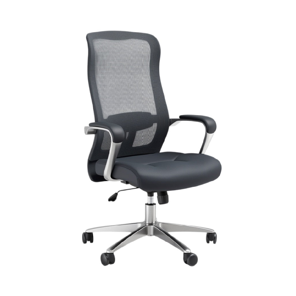 Ergonomische bureaustoel met mesh rugleuning en verstelbare armsteunen